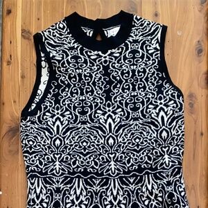 Black and white Sweater dress